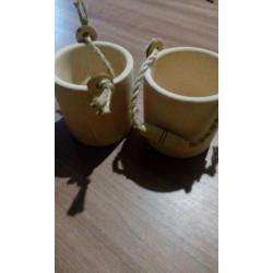 Відро середнє з вушками 115*125 мм